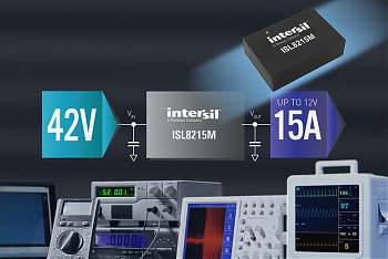 �������� Intersil ��������� ������ 1-��������� ���������� DC/DC-������ ������� �� 42 � � ����������� �������� ����� �� 15 �.