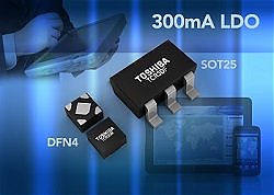 Toshiba представила семейство сверхминиатюрных LDO-регуляторов, выполненных по технологии CMOS и способных выдавать до 300 мА тока. Toshiba представила семейство сверхминиатюрных LDO-регуляторов, выполненных по технологии CMOS и способных выдавать до 300 мА тока.