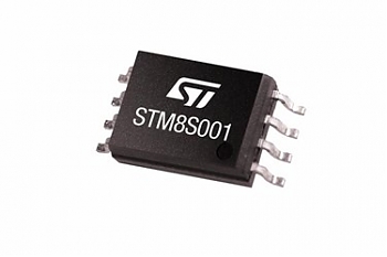 �������� ������� �������� � ������������ ��������, �������� STMicroelectronics ����������� 8-������ ��������������� STM8S001 � ������� SO-8.