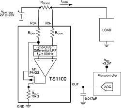     TS1100  Touchstone Semiconductor              MAX9938  MAX9634.