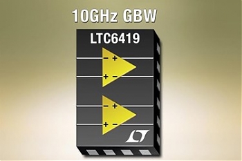 Linear Technology ��������� ��� LTC6419 - ��������� ���������������� ��������� � ������� ����������� 10 ��� � ����� ������ ���������� ���� �������� ���������� (1,1 ��/√��).