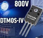 Toshiba ������������ 800-� MOSFET-����������, ����������� �� ���� �������������� ���������� ������������� DTMOS IV.