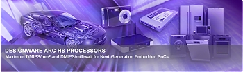 �������� Synopsys ��������� 32-������ ���������� ARC HS34 � HS36, ���������� ������� ��������� � ��������� DesignWare ARC HS.