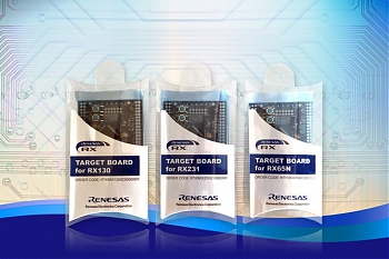 Renesas ����������� ��� ������� ����� RX Target Board ��� ������ ����������������� RX65N, RX130 � RX231.