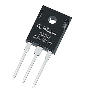Infineon ��������� ��������� IGBT ������������ � �������� �������������, ������� � ���� ��������� � ������� ����������� 650 � � ��������������� ���������� ������ (RC).