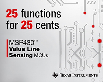 Texas Instrument ����������� ��������� ���������������������� ���������������� � ������ ��������� MSP430, ���������������� ��� ���������� ��������� ����.