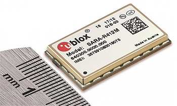 ������ SARA-R412M �� U-blox � �������� ���������� � �������������� ������� � ���������� ���������� LTE Cat M1 � NB-IoT, � ����� 4-�������� ����� 2G.