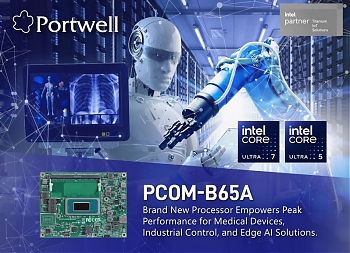 <p>� �������� ������ PCOM-B65A �������� Portwell, ��������� �� ����-������� COM Express Basic, �������� ��������� ������ ��������� Intel Core Ultra.</p>