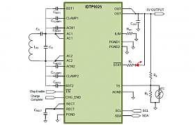 �������� Integrated Device Technology (IDT) ����������� ������� ������������ �������, ��������������� ������������ ����������� ������������ ���������������� ������� Qi (������ 1.1) � ���������������� ��� ������������� � �������� ��������������� �����������.