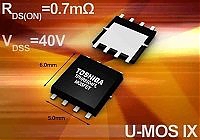 ������������ ������������� Toshiba ����������� 40-� ������� ���-����������� ����� U-MOS IX-H, ���������� �� ����������� ������ ���������.